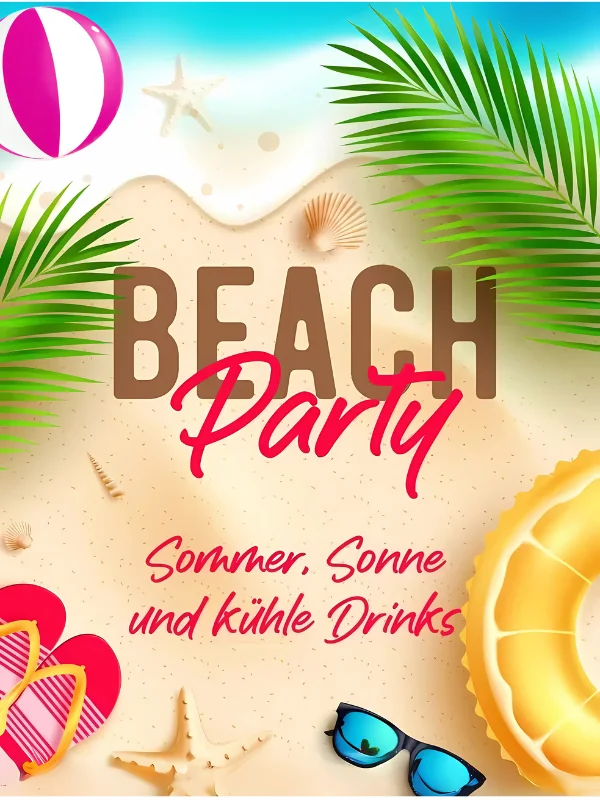 Unsere Beach Party ist die perfekte Gelegenheit, um gemeinsam mit euren Mitarbeitern, Kollegen und Familienangehörigen den Sommer zu feiern!
