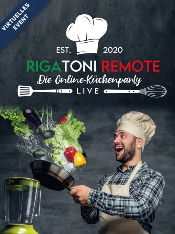 Rigatoni Remote – Die Online-KüchenParty